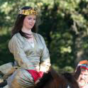 Mary of Carrigart on horseback