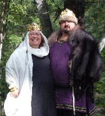 Photograph: Hrodir Vigageirr Toreson and Anne Geoffreys of Warwick