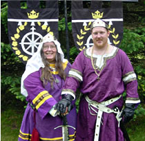 Photograph: Aubrey Swyftwater and Anne Geoffreys of Warwick