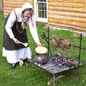 Maestra Giovanna cooking